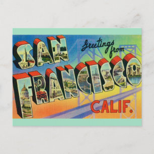 San Francisco Grußkarte Postkarte