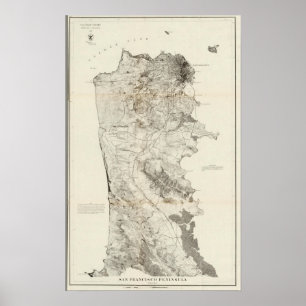 San Francisco Halbinsel Poster