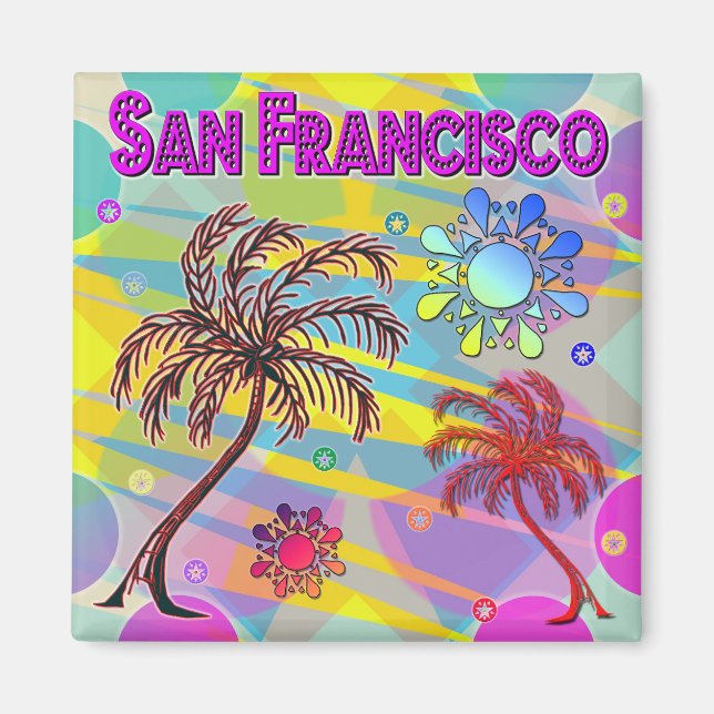 San Francisco Happy and Hope Magnet (Vorne)