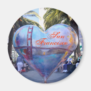 San Francisco Herz Magnet