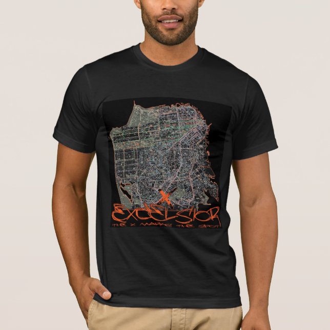 San Francisco Hobelspäne T-Shirt (Vorderseite)