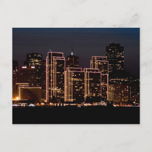 San Francisco Holiday Lights Postkarte