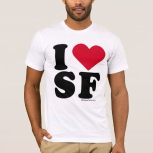 SAN FRANCISCO - "ICH LIEBE SF" "ICH LIEBE SAN T-Shirt