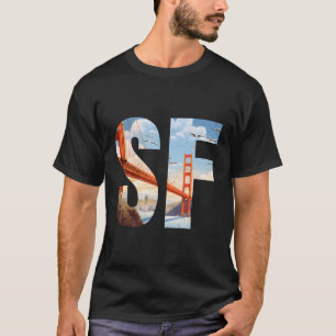 San Francisco Iconic Golden Gate Bridge T-Shirt