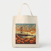 San Francisco Ikonische Ansicht Tasche