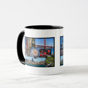 San Francisco Ikonische Sehenswürdigkeiten Tasse