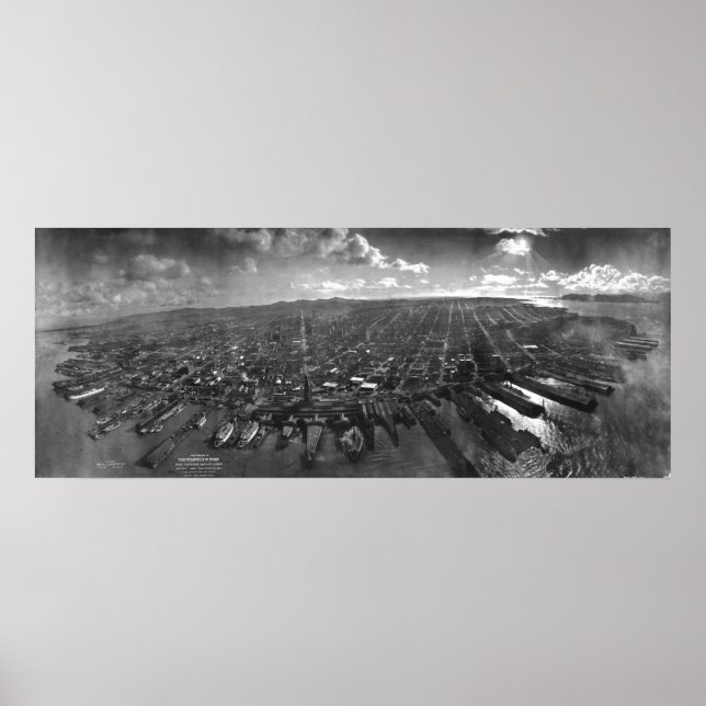 San Francisco in Ruins Poster (Vorne)