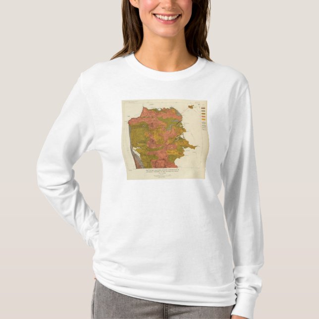 San Francisco Intensität des Erdbebens T-Shirt (Vorderseite)