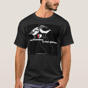 San Francisco ist für Regenpfeifer - Staats-Bild T-Shirt