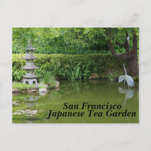 San Francisco Japanese Tea Garden Pond #2 Postcard Postkarte
