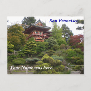 San Francisco Japanese Tea Garden Postcard Postkarte