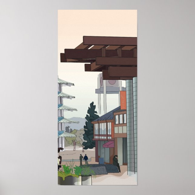 San Francisco Japantown Poster (Vorne)