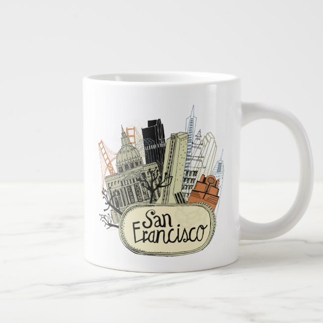 San Francisco Jumbo-Tasse (Rechts)