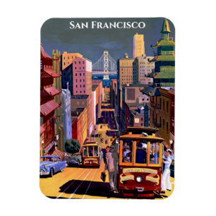 San Francisco Kabelfernsehen Magnet