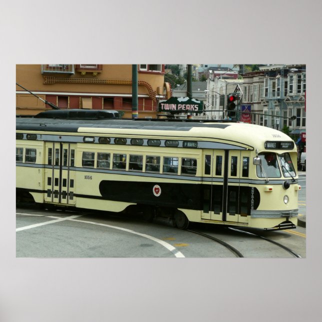 San Francisco Kabelstraßenbahn Poster (Vorne)
