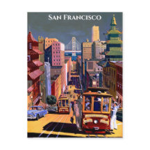 San Francisco Kabelwagen Retro Vintage Reise