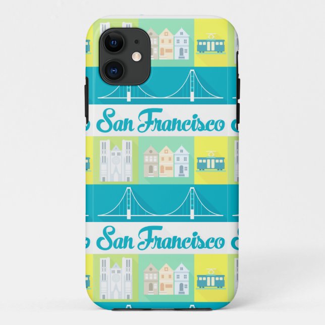 San Francisco Kalifornien amerikanische Case-Mate iPhone Hülle (Rückseite)