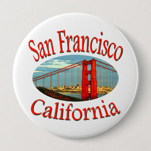 San Francisco Kalifornien Button