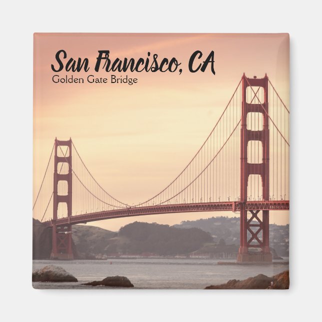 San Francisco Kalifornien Die Golden Gate Bridge Magnet (Vorne)