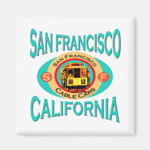 San Francisco Kalifornien Geschenk Magnet