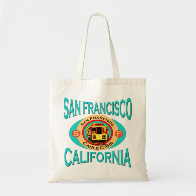 San Francisco Kalifornien Geschenk Tragetasche (Vorne)