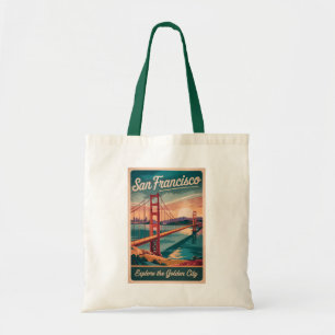 San Francisco Kalifornien Golden Gate Bridge Reise Tragetasche