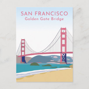 San Francisco Kalifornien Golden Gate Postkarte