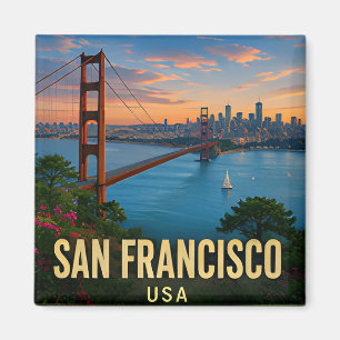 San Francisco Kalifornien Golden Gate Reise Gesche Magnet