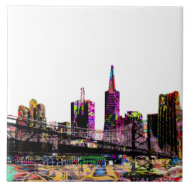 San Francisco, Kalifornien, Graffiti Fliese