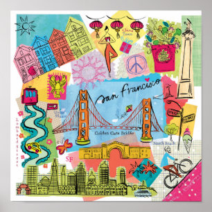San Francisco, Kalifornien Poster