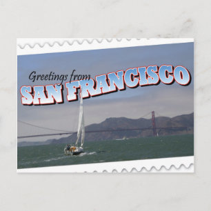 San Francisco, Kalifornien Postkarte