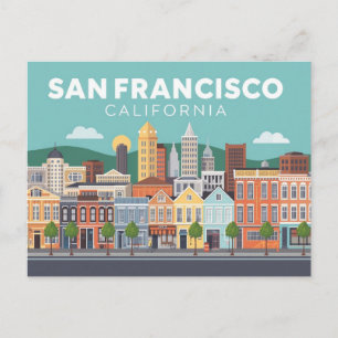 San Francisco Kalifornien Postkarte