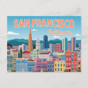 San Francisco Kalifornien Postkarte