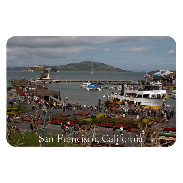 San Francisco, Kalifornien Premium Flexi Magnet (Horizontal)