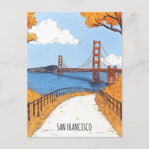 San Francisco Kalifornien Reise Postkarte