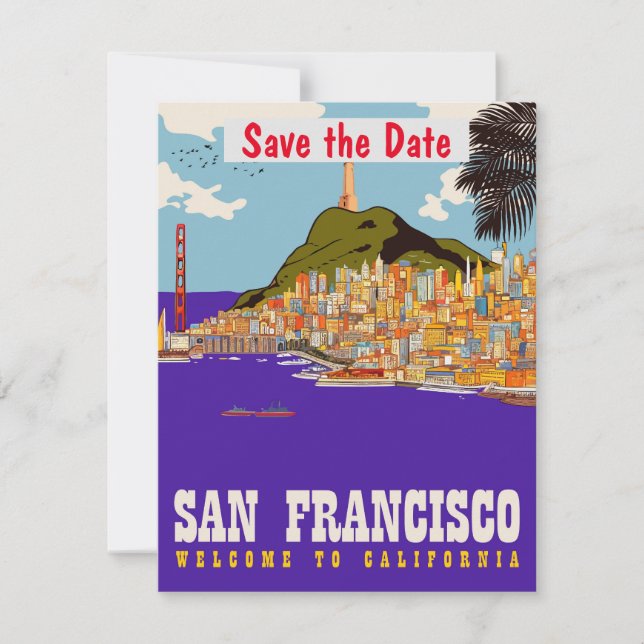 San Francisco, Kalifornien, Save The Date (Vorderseite)