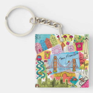 San Francisco, Kalifornien Schlüsselanhänger