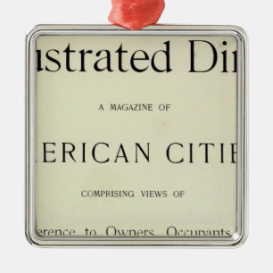 San Francisco Kalifornien Silbernes Ornament