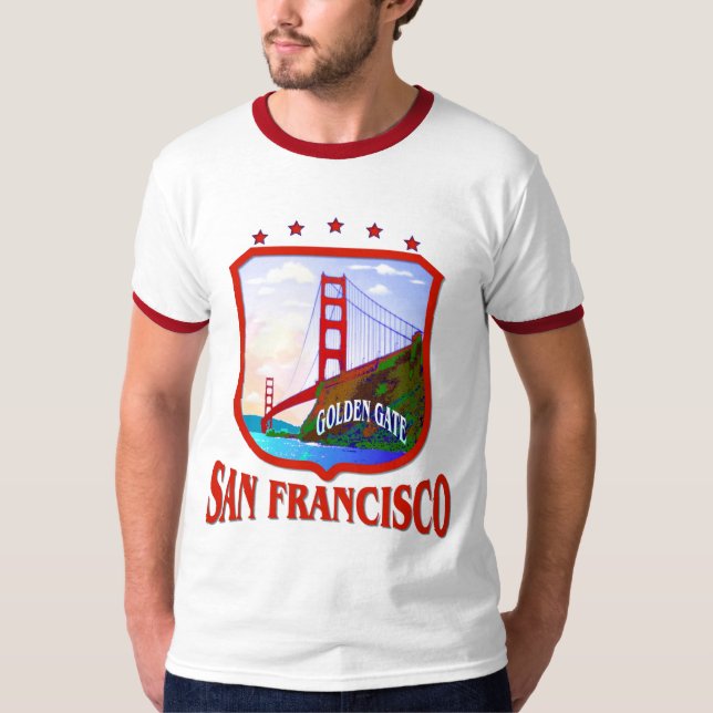 San Francisco Kalifornien T-Shirt (Vorderseite)