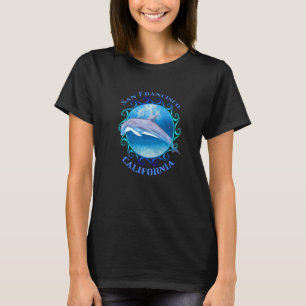 San Francisco Kalifornien Urlaubs-Souvenir Delfin T-Shirt