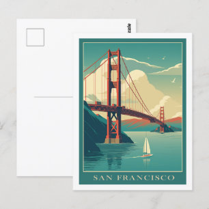 San Francisco Kalifornien USA Berühmter Reiseort Postkarte