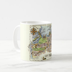 San Francisco Karte Tasse