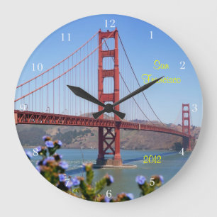 San Francisco Keepake Große Wanduhr