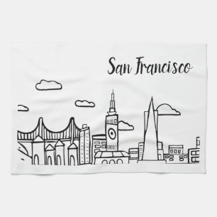 San Francisco Küchen-Geschirrtuch Handtuch