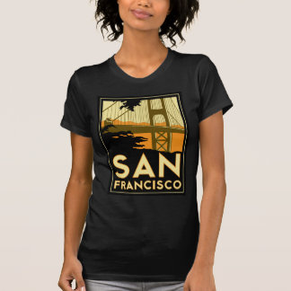 San Francisco Kunst-Deko-Reise-Plakat T-Shirt