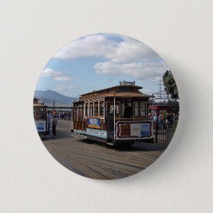 San Francisco Laufkatze-Autos Button