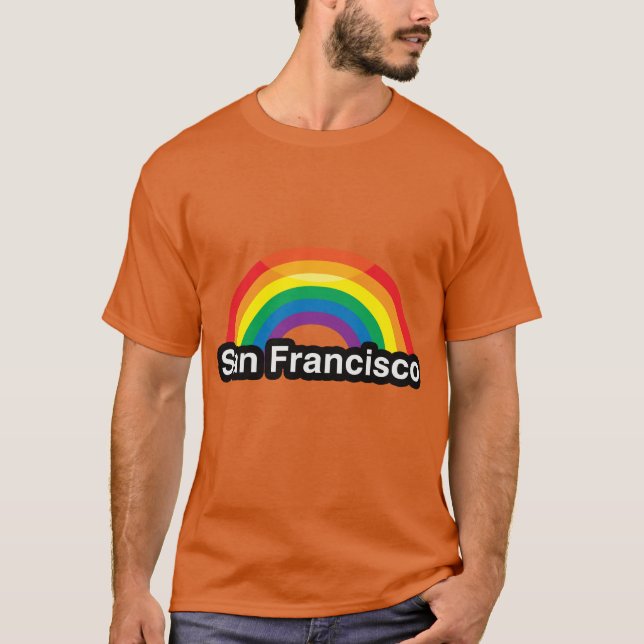 SAN FRANCISCO LGBT STOLZ-REGENBOGEN - .PNG T-Shirt (Vorderseite)