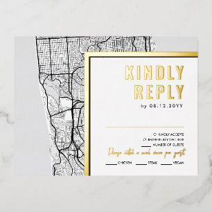 San Francisco Liebe Locator   UAWG Antwort Folie Einladungspostkarte