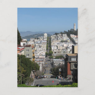 San Francisco Lombard Street Postkarte