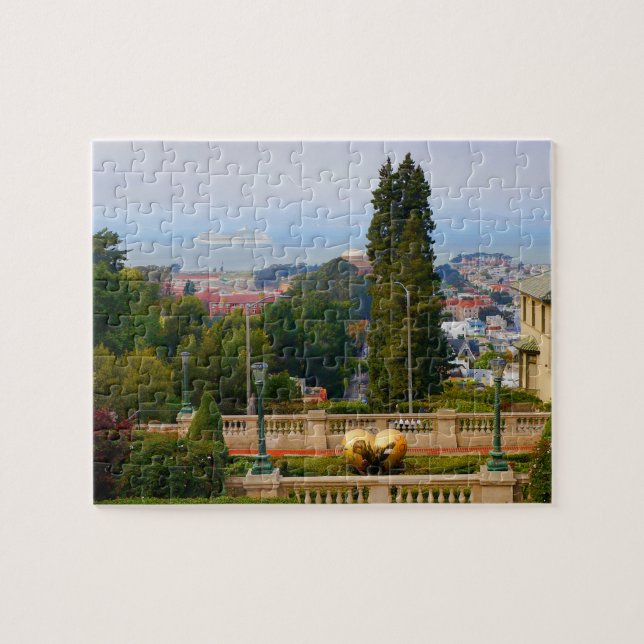 San Francisco Lyon Street Steps #4-2 Jigsaw Puzzle (Horizontal)